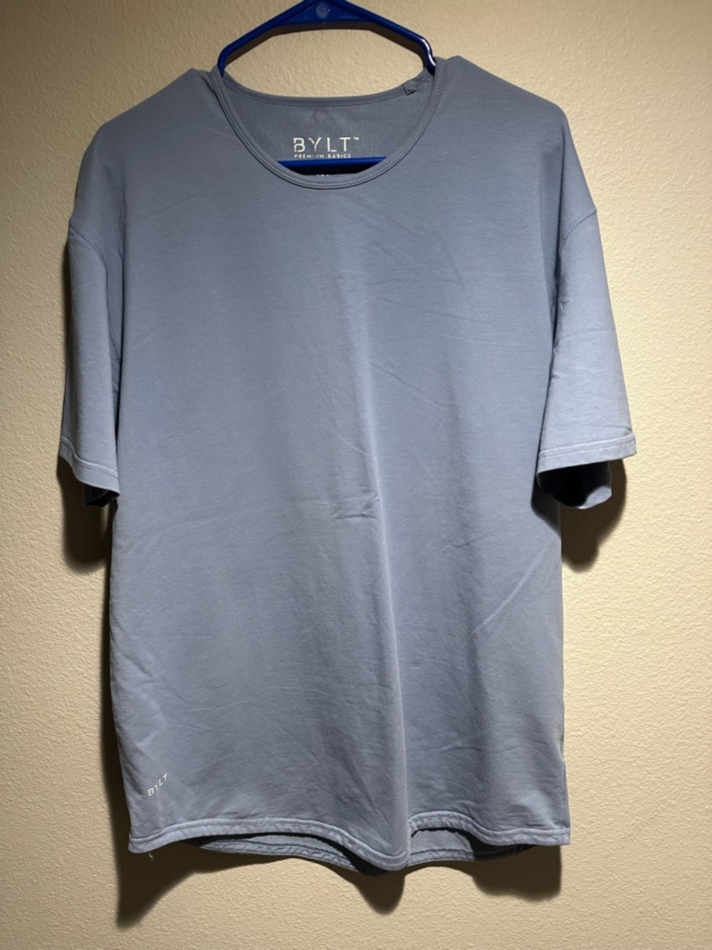 Men's BYLT Crew Neck T-Shirt in Light Slate Blue